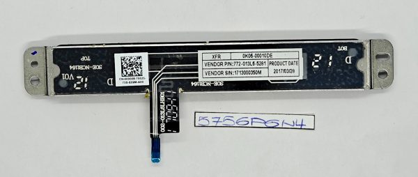Dell Latitude 14 7404 XFR plošča za gumb na touchpadu 0K06-00010DE Preizkušeno - rabljeno - Image 2