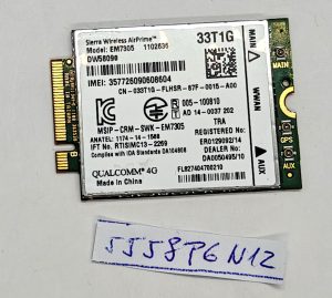 brezžična kartica Sierra Wireless DW5809e EM7305 za Dell Latitude 5404/5414 Rugged - rabljeno