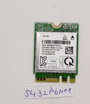 Dell Latitude 7212 Rugged Tablet DW1820 WiFi kartica CN-097XFP Delujoče - rabljeno