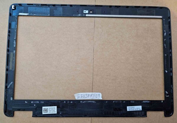 originalna sprednja obroba LCD zaslona Dell Latitude E7250 0V5Y98 P/N V5Y98 - rabljeno - Image 2