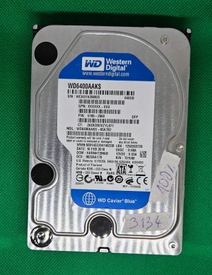 Western Digital WD6400AAKS-65Z7B0 640GB 3.5 namizni trdi disk SATA - Originalni OEM deli za prenosnike - rabljeno