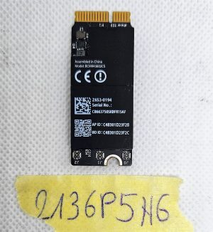 Wi-Fi Airport Bluetooth kartica Z653-0194 za MacBook Pro Retina 13" zgodnje 2015 A1502 - rabljeno