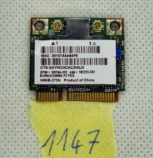 Brezžična WiFi kartica za HP PROBOOK 6560B - 582564-002 - 582235-002 - rabljeno