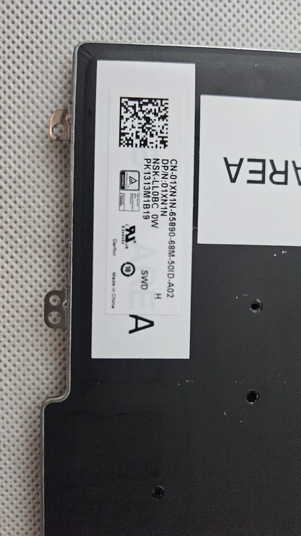 Nova AZERTY francoska osvetljena tipkovnica za Dell E5550 E5570 E5580 Precision 15 17 7000 - Brez okvirja - rabljeno - Image 2