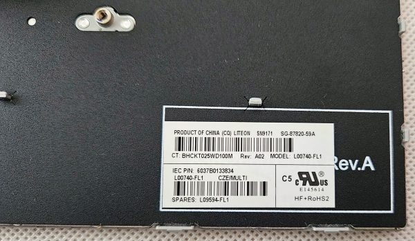 Nova tipkovnica za HP ProBook 650 G4 655 G4 650 G5 - brez osvetlitve. - rabljeno - Image 2