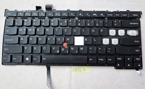 Posamezna - ena tipka in tečaj za Lenovo ThinkPad Carbon X1 Gen 3 US tipkovnico SM20G18605 MQ6-US (osvetljena) - rabljeno