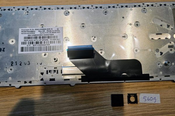 HP ProBook 6560b 6565b 6570b Zamenjava ključa tipkovnice 641180-131 - slika 2