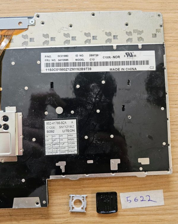 Tipka tipkovnice Lenovo ThinkPad T430/T530/X230 - osvetljena (04X1201, 0C01980) - slika 2