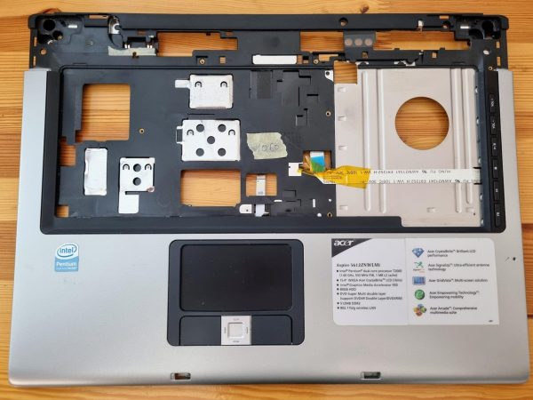 Naslon za dlani + sledilna ploščica Acer Aspire 5630 5650 15,4" Genuine Silver Black AP008000G00