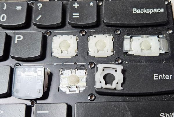 Enojne tipke za tipkovnico US Dell E5570 E5580 Precision 15 3000 15,17 7000 0383D7 z osvetlitvijo - slika 2