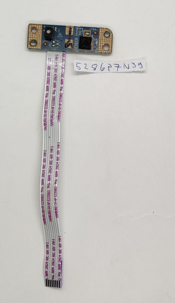 Plošča gumba za vklop Dell Latitude E5530 s kablom LS-7909P Originalni del - slika 2