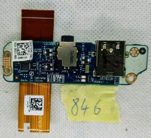 Dell Latitude E7450 Gumb za vklop USB z avdio priključkom IO vezje 110HR Audio USB kabel LF-A961P KCXKT