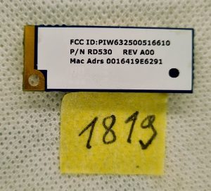 Dell Wireless 350 TrueMobile Bluetooth 2.0 ModuleCard 0RD530 RD530 - originalen del Dell