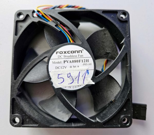Foxconn 12V 5-pinski hladilni ventilator za prenosnik – Compact 3.15 – originalen del za prenosnik