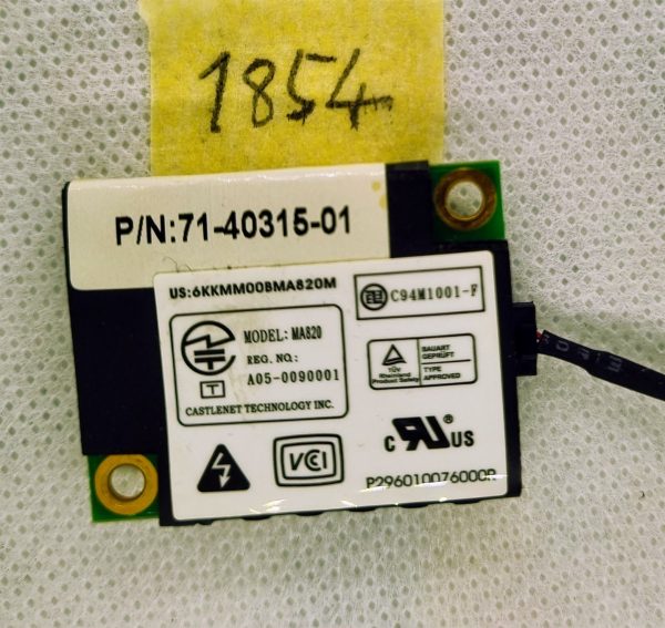 Fujitsu Amilo Laptop Modem Card Castlenet MA820 76G060820-00 3.3v P296010078000W - slika 2