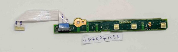 Zamenjava medijske plošče Fujitsu LifeBook U745 Powerbutton s kablom CP670045