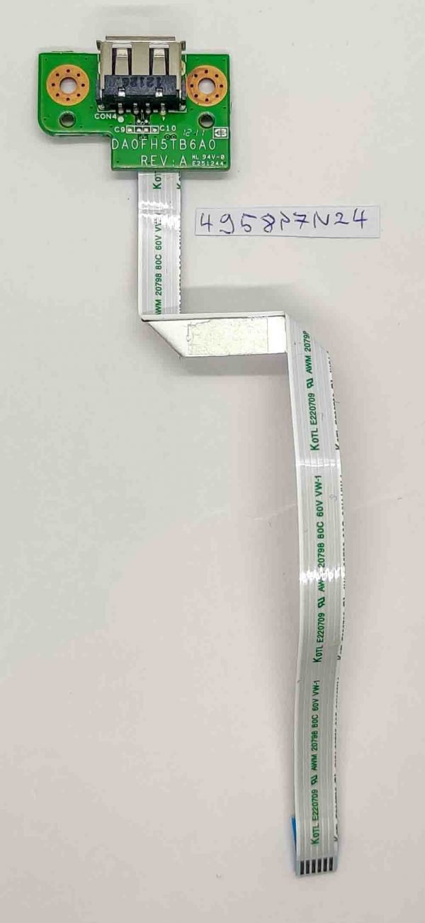 Fujitsu Lifebook A531 A512 AH531 USB vtičnica s kablom DA0FH5TB6A0