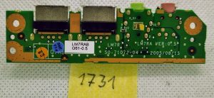 Fujitsu Siemens AMILO Pro V2030D USB port, 3,5 mm jack LM7RAB