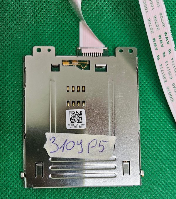 Originalni čitalnik kartic za prenosni računalnik Dell Latitude 5580 E5580 SC reža 09K3KY