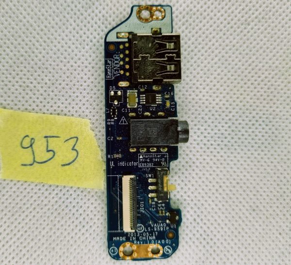 Originalna zvočna plošča Dell Latitude E7440 USB LS-9591P H65F0 0H65F0