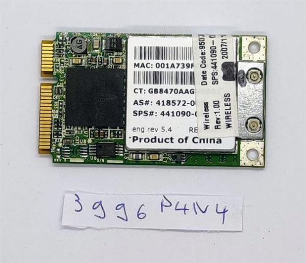 Originalna brezžična kartica HP Compaq za prenosnike 6510b 6515b 2210b 2510p 6520s 2710p 6720s 6820s 6910p - slika 2