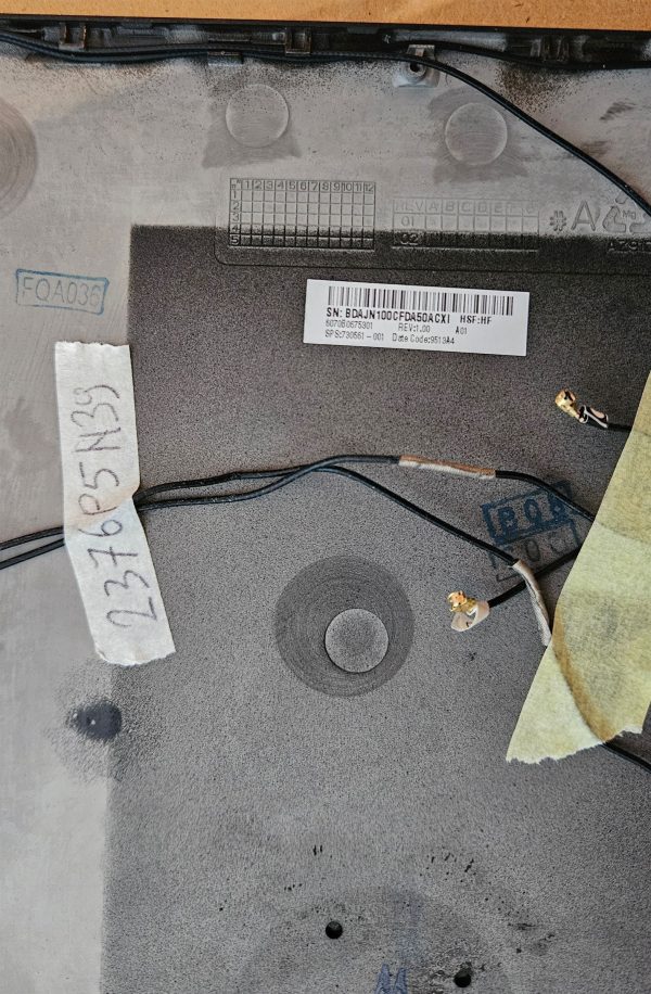 Original HP EliteBook 820 G1 LCD Zamenjava zgornjega pokrova pokrova 6070b0675301 730561-001 - slika 2
