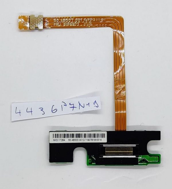 Originalni Lenovo IBM x60s x60 1704-56g ploščati kabel 42t0065 bralnik prstnih odtisov + kabel 91p6977