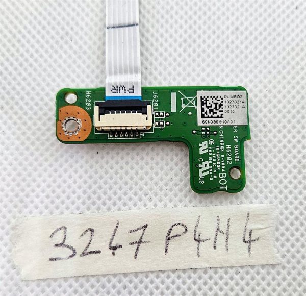 Originalni deli prenosnika Lenovo ThinkPad Z710 Power Button Board DUMBO2 Power SW Board