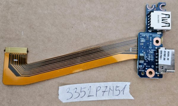 HP EliteBook 840 G3 USB VGA plošča in kabel 6050A2835701 - originalna zamenjava