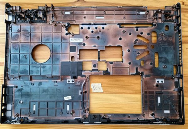 Spodnji del ohišja HP EliteBook 8570p 641182-001 Naslon za dlani Sledilna ploščica 641208-001 - slika 2