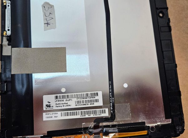 HP ElitePad 900 G1 LCD plošča z zaslonom na dotik 721492-001 + LCD zaslon - originalna zamenjava - slika 3