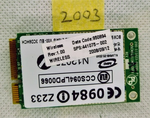 Prenosna kartica Wi-Fi HP PAVILLION dv6500 441075-002 - originalna zamenjava za brezhibno brezžično povezljivost! - slika 2