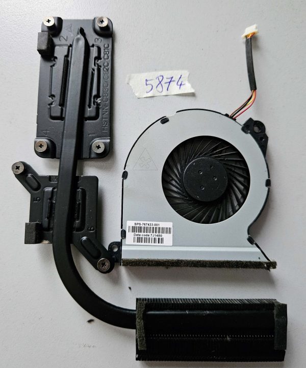 Hladilnik in ventilator za procesor HP ProBook 470 G2 77433-001 | Originalni deli za prenosnike