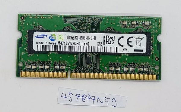 IBM Lenovo Thinkpad T430S T420S Laptop RAM 4GB 1Rx8 PC3L-12800S-11-12-B4 Memory Module
