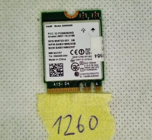 INTEL 8260NGW brezžični modul WIFI kartica 806722-001 H70224-001