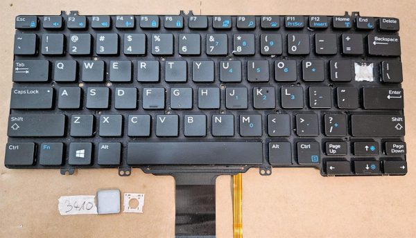 Posamezne tipke na tipkovnici za Dell Latitude 5280 5290 7280 7290 7380 7390 - OSVETLJENO