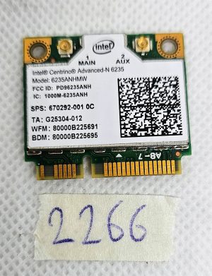 Intel 6235anhmw brezžična plošča Wi-Fi kartica 670292-001 - povezljivost visoke hitrosti!