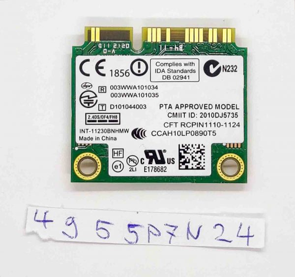 Intel Centrino Wireless-N 1030 11230BNHMW WiFi kartica za Fujitsu Lifebook AH531 - slika 2