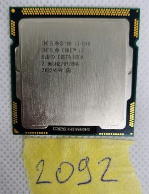 Procesor Intel Core i3 i3-540 SLBTD 3,06 GHz 1. generacije SAMO CPU PROCESOR BREZ PAKIRANJA