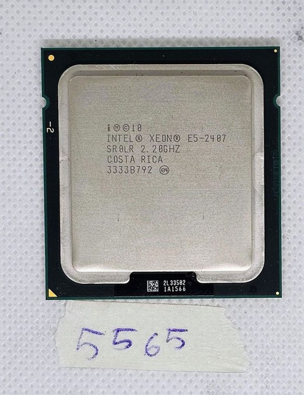 Intel Xeon E5-2407 2,20 GHz 10 MB 4-jedrni procesor Socket 1356 SR0LR - rabljen procesor