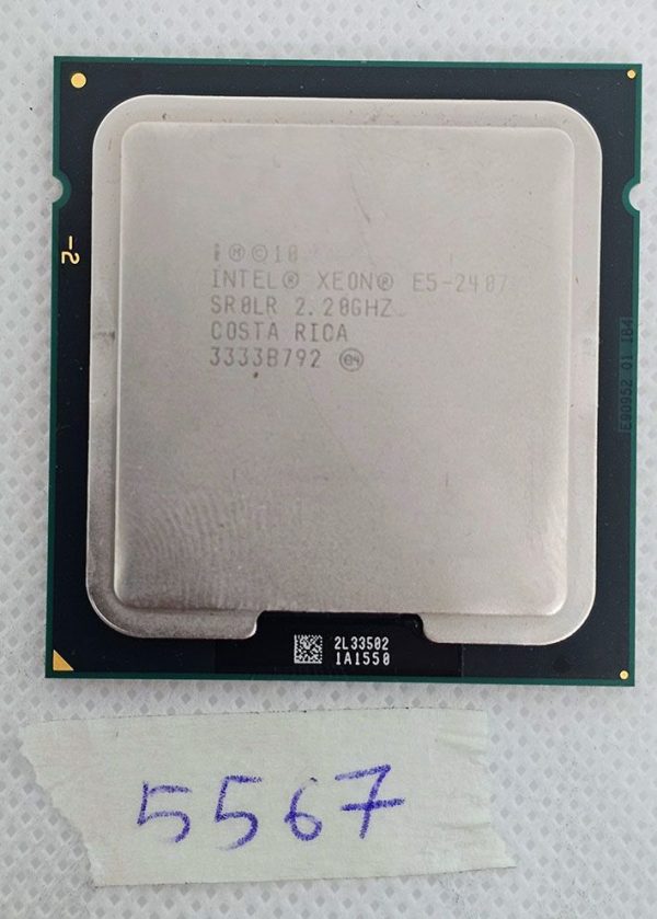 Intel Xeon E5-2407 2,20 GHz 10 MB 4-jedrni procesor Socket 1356 sr0lr - rabljen procesor