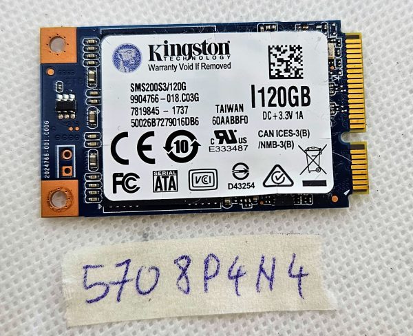 Kingston SMS200S3/120G 120GB mSATA SSD – hitra nadgradnja shranjevanja prenosnika