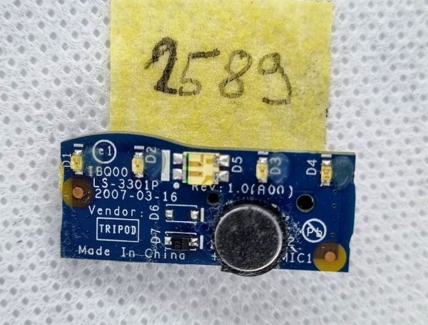 LS-3301P OEM DELL MIKROFONSKA PLOŠČA LATITUDE D630 PP18L (CB42-CB416-CC411)