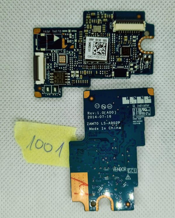 LS-A902P Dell Latitude E7450 Fingerprint NFC RF Control Daughterboard