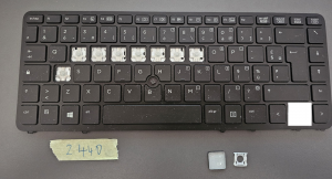 Tipka za tipkovnico prenosnika za HP EliteBook 840 G1 G2, 850 G1 G2, ZBook 14 G1/G2, 15u G2 | 6037BOO85805 | Postavitev Združenega kraljestva | Individualni ključ