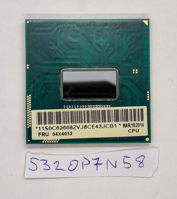 Lenovo ThinkPad L540 04X4052 2,50 GHz Intel CPU PGA946 5GT/s 3 MB Zamenjava