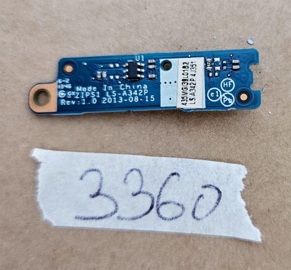Lenovo Yoga 12 S1 S240 Windows Home Button Board LS-A342P - originalna zamenjava
