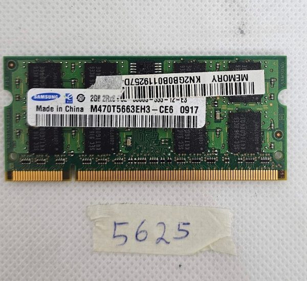 M470T5663EH3-CE6 RAM prenosnik 2GB PC2 DDR2 2Rx8 - originalen nadomestni modul