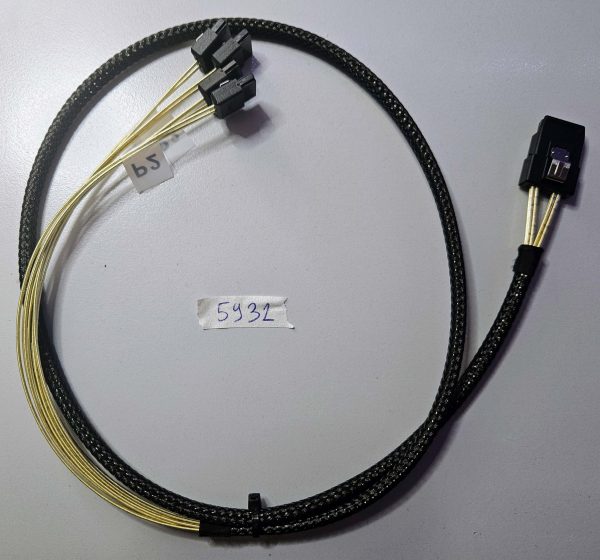 Mini SAS SFF-8087 na 4x SATA 7Pin 0,5M kabel – SSD HDD Adapter – Deli za prenosnike
