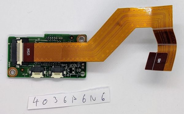 OEM Dell Latitude 12 Rugged Extreme 7204 7214 USH KB Junction Board HUA01 YTGDR s flex kablom - slika 2